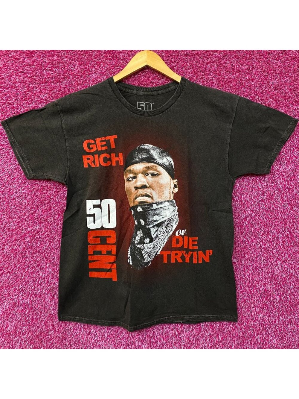 50 Cent Get Rich or Die Tryin T-Shirt Medium